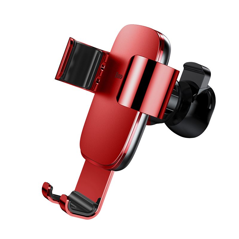  Гравитационный автомобильный держатель для телефона Baseus Metal Age Gravity Car Mount, цвет -  красный